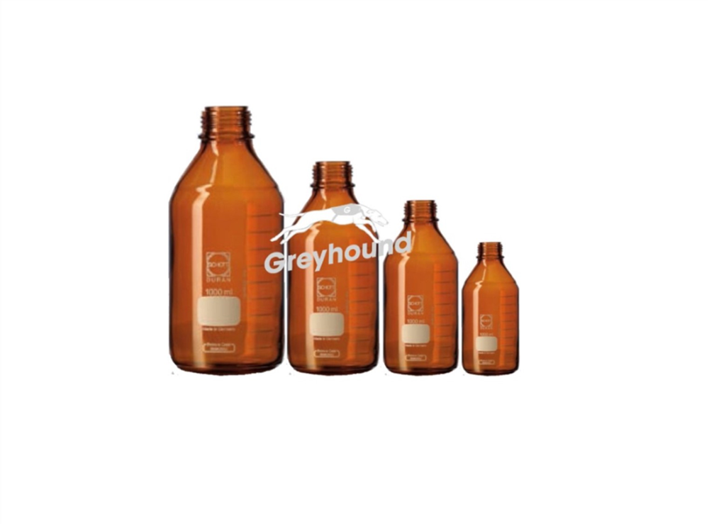Picture of DURAN laboratory bottle GL45, 2000ml (Amber Glass)